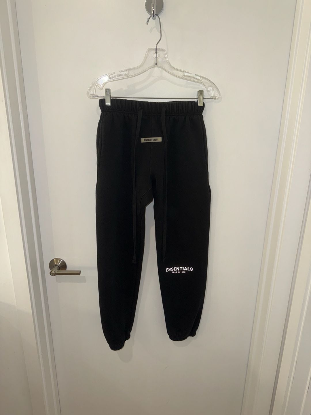 Fear Of God Essentials Kids Logo Sweatpants In Stretch Limo